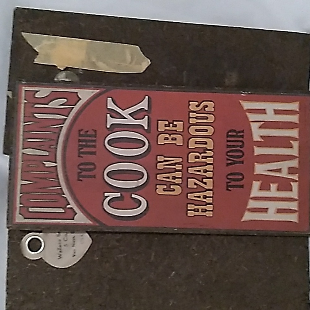 Vintage 1970's Wallace Berrie & Co. Wooden Novelty Signs Set of 3 (B5) - Picture 5 of 9